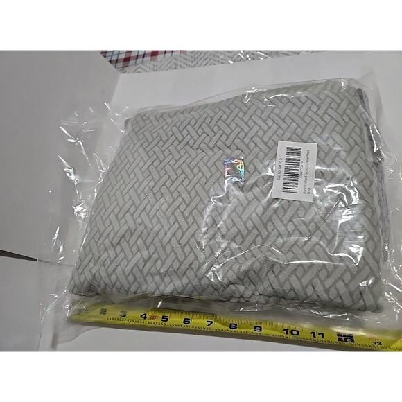 Blue Snail Baby Gray Textured Soft Changing Table Fitted Sheet Portable Stretchy - Picture 7 of 8